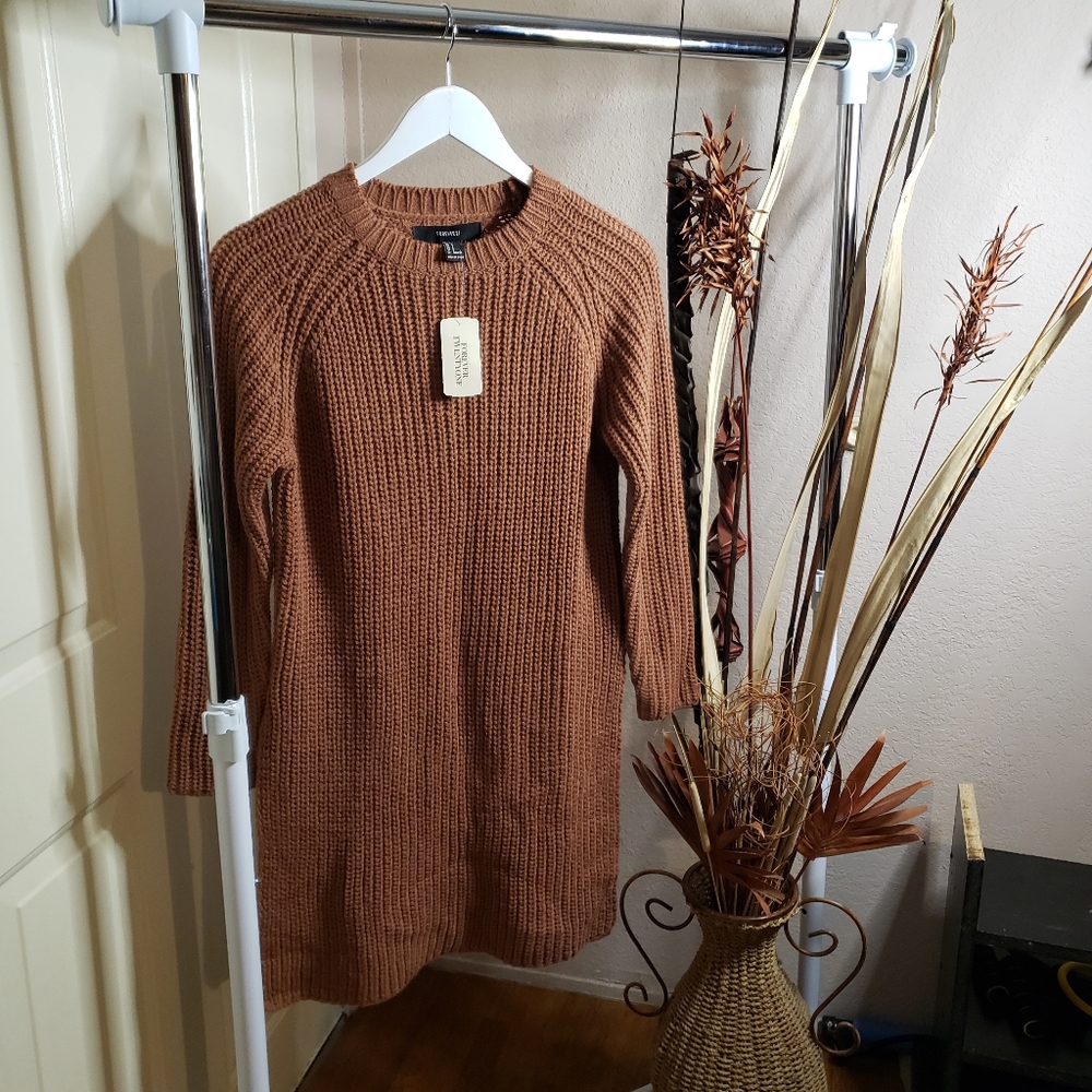 Forever 21 Knit Slit Sweater
